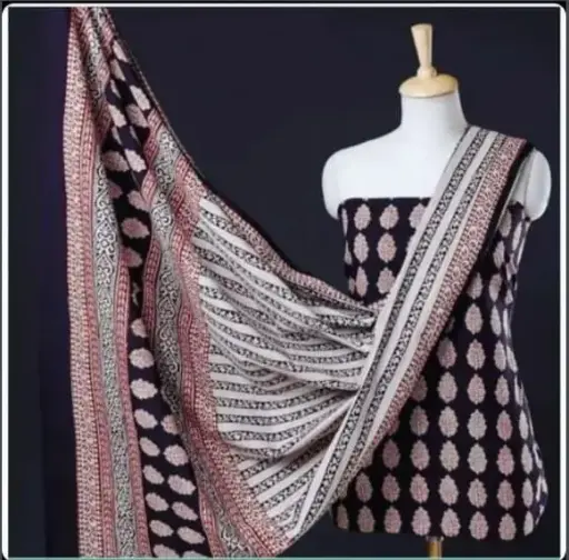 Bagh Print Saree - Handwork Bagh Print