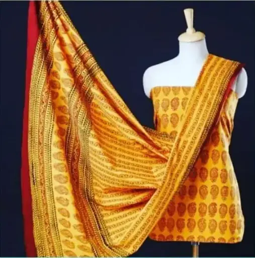 Bagh Print Saree - Handwork - Bagh Print